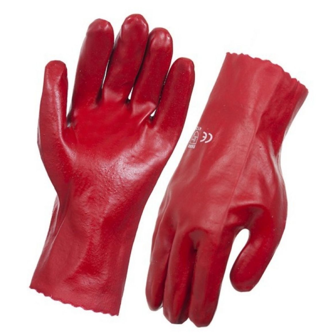 Picture of Gloves PVC Red 27cm 11", Resistant to Oil & Grease