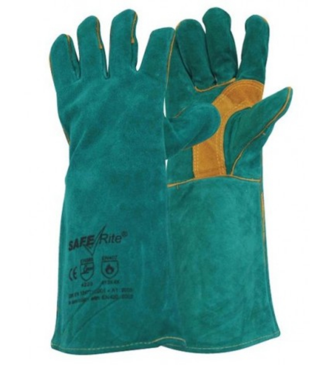 Picture of Green & Gold Welding Gauntlet