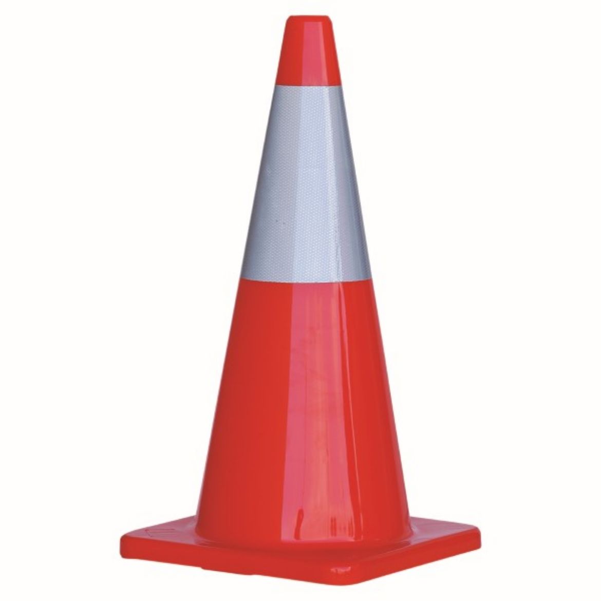 Picture of Traffic Cone Orange with Reflective Tape 700mm H
