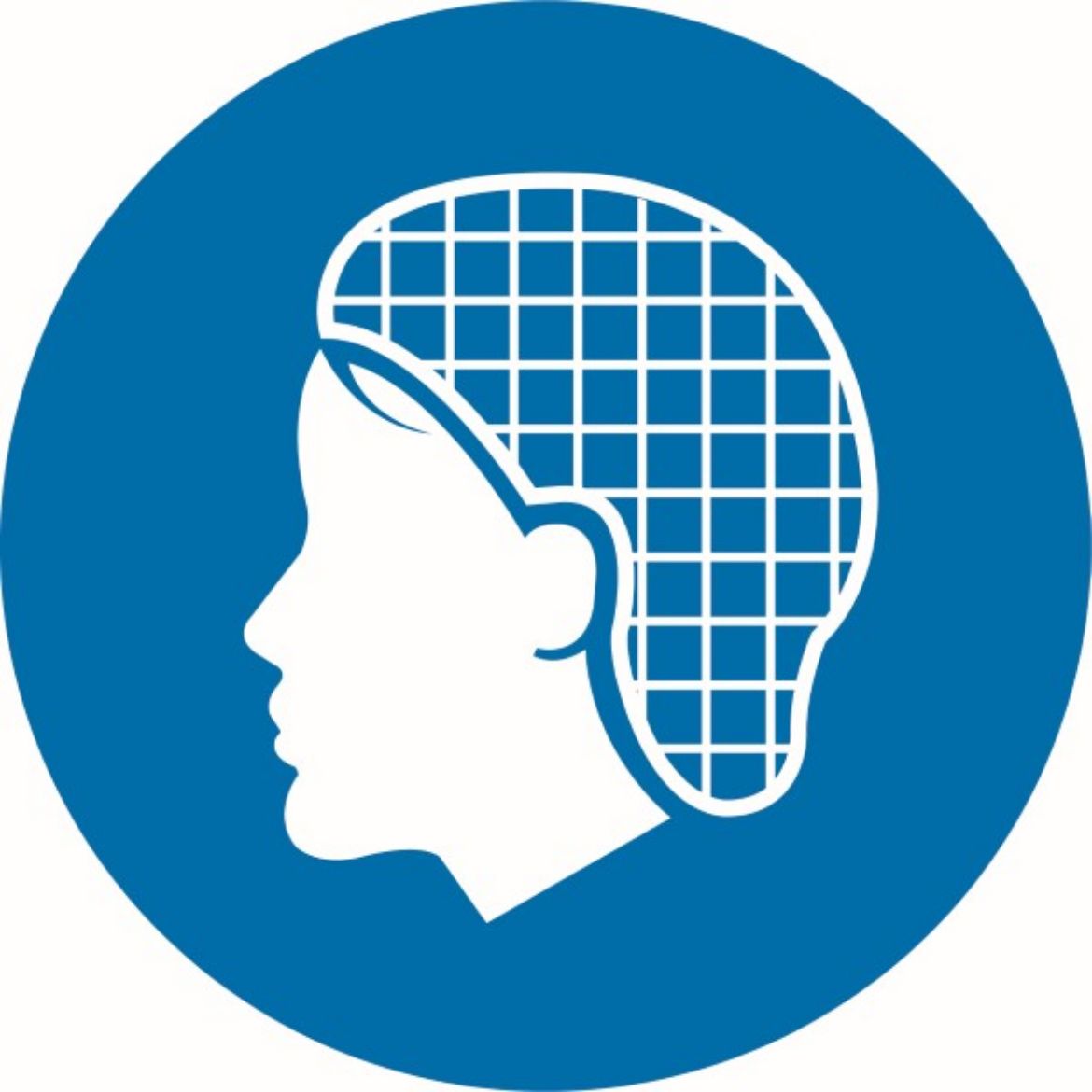 Picture of 200mm Disc - Self Adhesive - Hair Net Pictogram