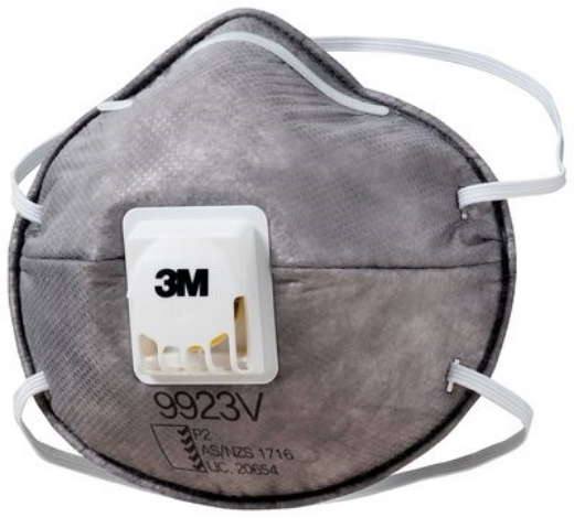 Picture of 3M Disposable Respirator with Valve Dust/Mist/Nuisance/Odour