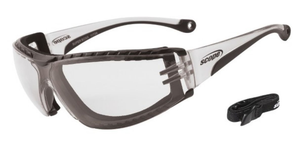 Picture of Scope Super Boxa Titanium Clear Lens with Positive Seal