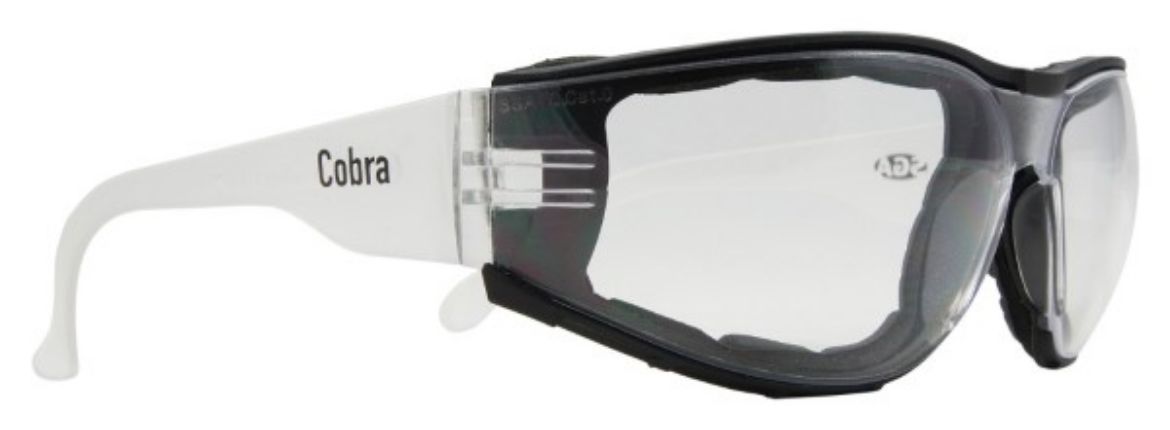 Picture of SGA Cobra Safety Glasses Clear Lens with Foam Gasket