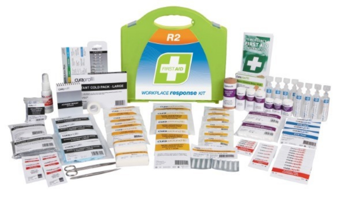 Picture of Fast Aid First Aid R2 Workplace Response Kit Portable Plastic  (1-25 Persons)