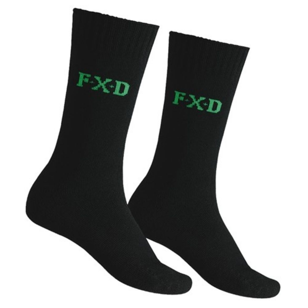 Picture of F.X.D Socks Bamboo 2 Pack Black One Size 7/12