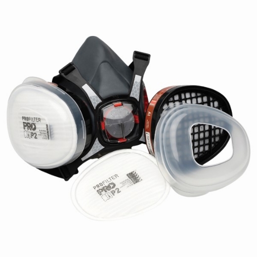 Picture of Pro-Choice Tradies Kit Contains: HMTPM Maxi Mask 2000 Half Mask Respirator & 1 Pair PCA1P2 Filters