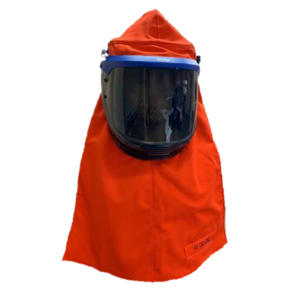Picture of Westex Ultra Soft Three Layer 237gsm Hood With Next Generation GLT Front Lift Visor, internal hard hat, 40 cal/cm2 Orange