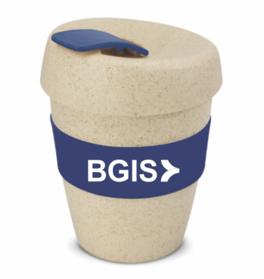 Picture of Natura Express Cup ECO Dark Blue Band Including BGIS Logo Printed White 1 Colour, 1 Position