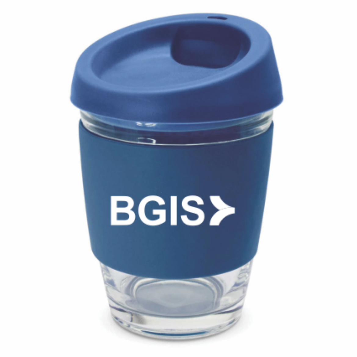 Picture of Metro Cup ECO Dark Blue Including BGIS Logo Printed White 1 Colour, 1 Position
