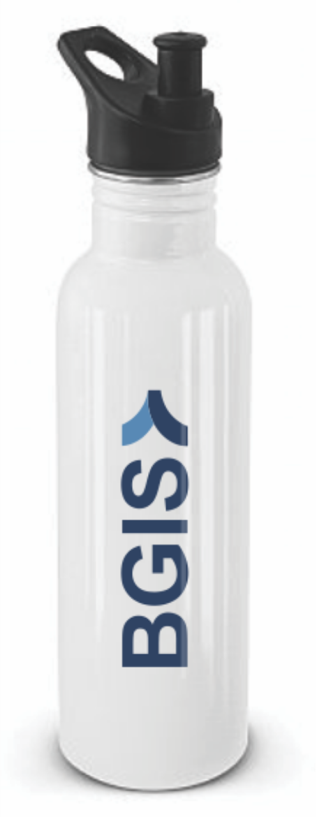 Picture of Nomad Bottle ECO White Including BGIS Logo Printed Full Colour, 1 Position