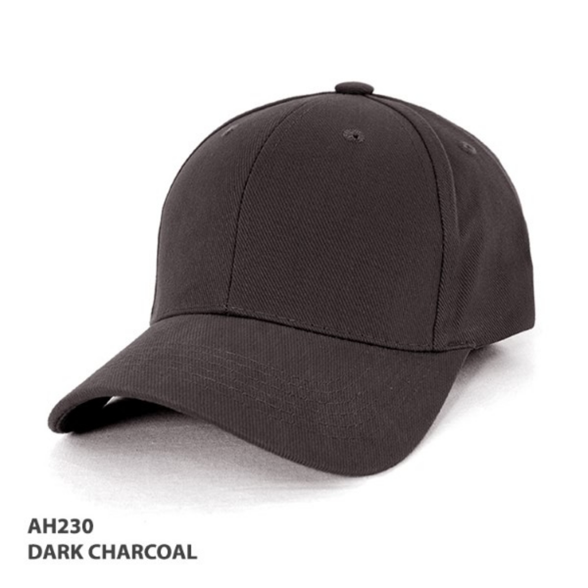 Picture of Charcoal Cap Including Qube Emb Logo - Yellow Cotton Embroidery