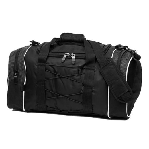 Picture of Urban Mid Sized Duffle Bag Black/Grey with ARTC Print (PP10026)