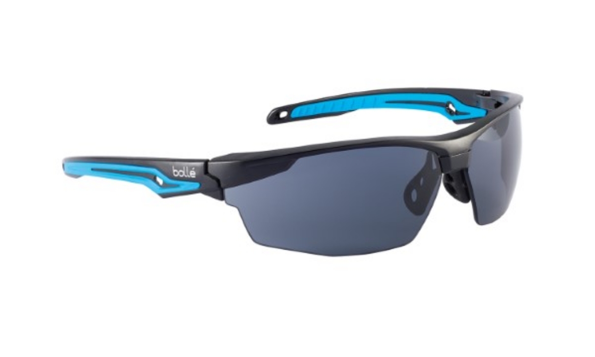 Picture of Bolle TRYON Safety Glasses Platinum AS/AF Smoke Lens