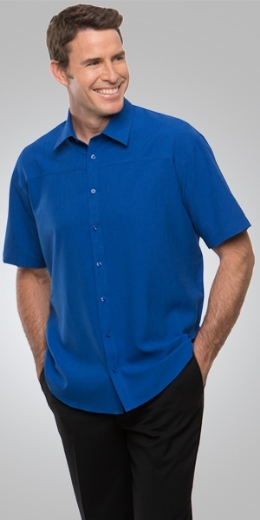 Picture of City Collection Mens Ezylin Shirt Short Sleeve