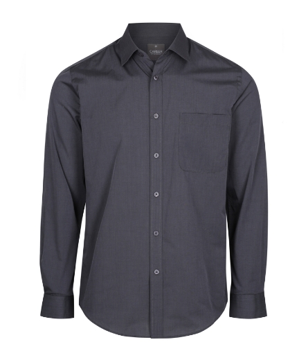 Picture of Gloweave Mens Smith End on End Contemporary Fit Long Sleeve Shirt