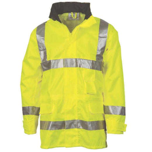 Picture of DNC Rain Jacket Breathable Polyester PU Waterproof Reflective Tape