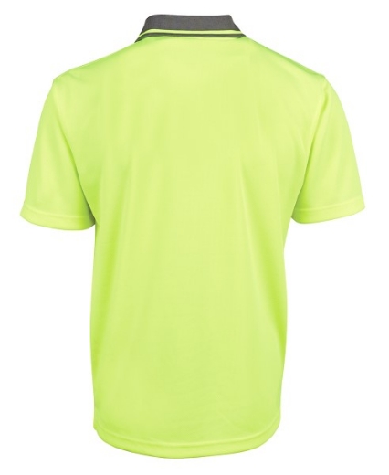 Picture of JB's Hi Vis Traditional Polo Shirt Short Sleeve 100% Polyester 2 Tone