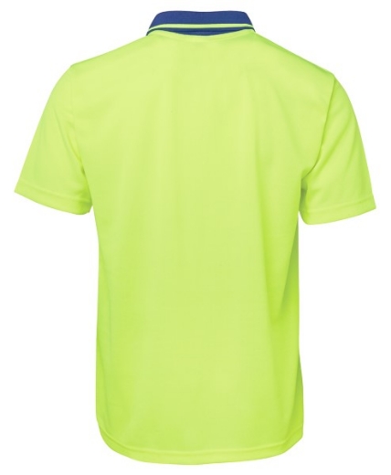 Picture of JB's Hi Vis Traditional Polo Shirt Short Sleeve 100% Polyester 2 Tone