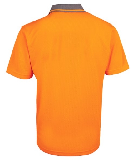 Picture of JB's Hi Vis Traditional Polo Shirt Short Sleeve 100% Polyester 2 Tone
