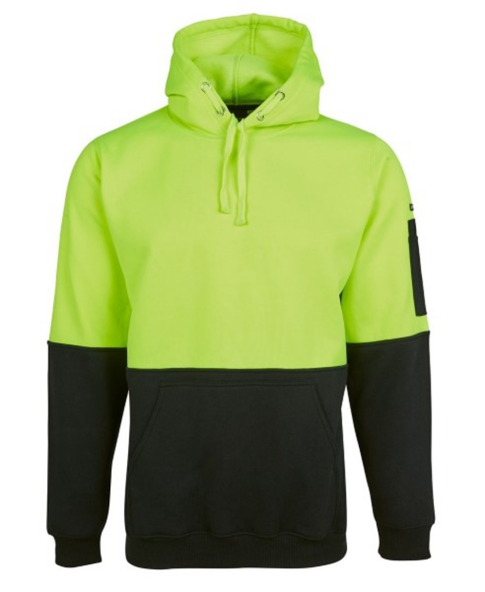 Picture of JB's Hi Vis Fleecy Pull Over Hoodie 80% Polyester 20% Cotton 2 Tone