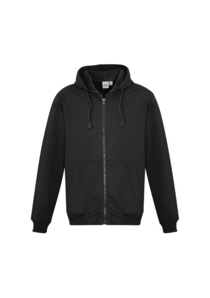 Picture of Biz Collection Mens Crew Full Zip Hoodie Poly/Cotton Fleece