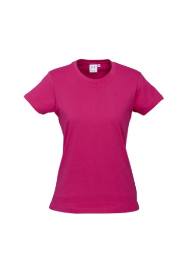 Picture of Biz Collection Ladies Ice T-Shirt 100% Premium Combed Cotton