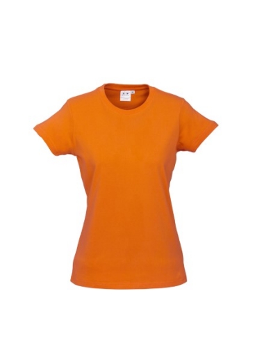 Picture of Biz Collection Ladies Ice T-Shirt 100% Premium Combed Cotton