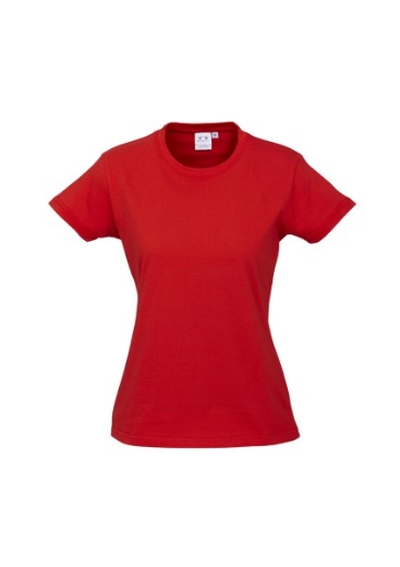 Picture of Biz Collection Ladies Ice T-Shirt 100% Premium Combed Cotton