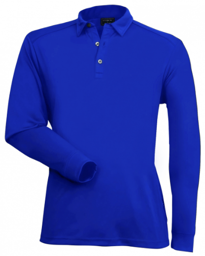 Picture of Stencil Mens Freshen Polo Shirt Long Sleeve
