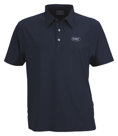 Picture of Stencil Mens Argent Short Sleeve Polo Shirt