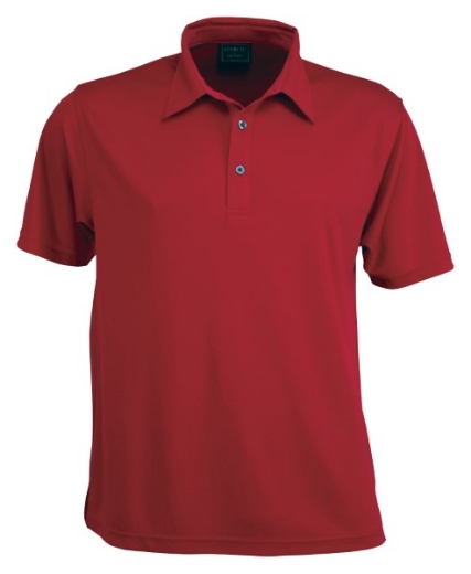 Picture of Stencil Mens Argent Short Sleeve Polo Shirt