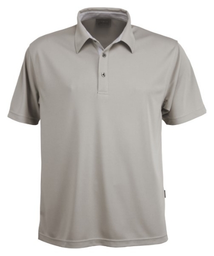 Picture of Stencil Mens Argent Short Sleeve Polo Shirt