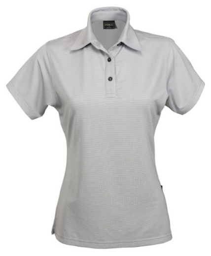 Picture of Stencil Ladies Silvertech Polo Shirt 85% Silvertech/CoolDry 8% Rayon