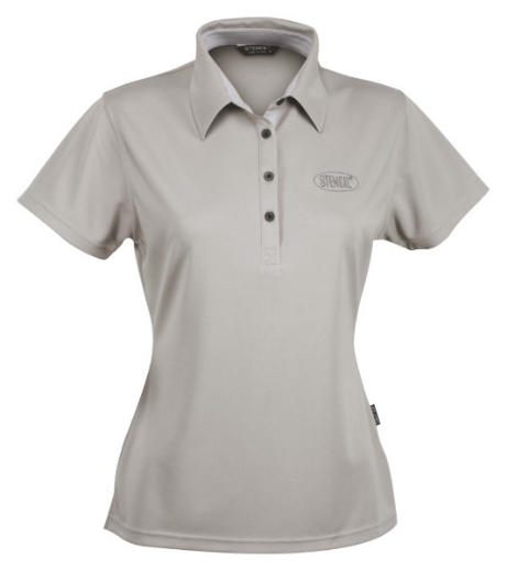 Picture of Stencil Ladies Argent Short Sleeve Polo