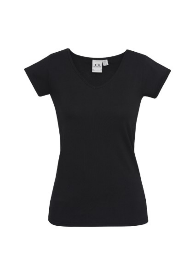 Picture of Biz Collection Ladies Viva Stretch V-Neck Tee
