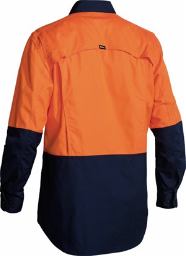 Picture of Bisley Mens X Airflow Long Sleeve Work Shirt 100% Cotton Ripstop