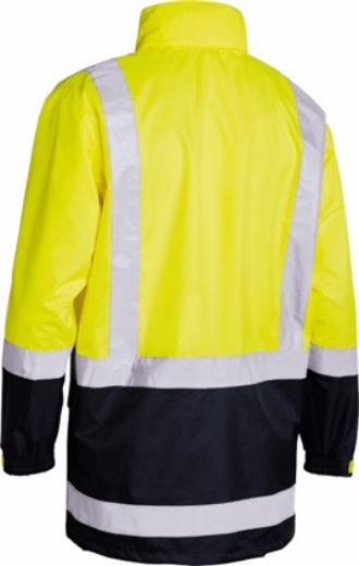 Picture of Bisley Rain Jacket with H Pattern Reflective Tape
