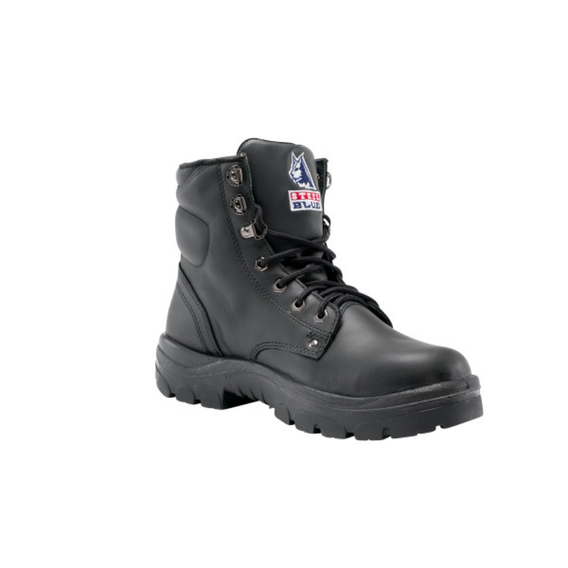 Picture of Steel Blue Argyle Lace up Boot TPU Sole Non Safety