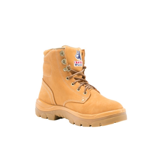 Picture of Steel Blue Argyle Lace Up Boot Nitrile Sole