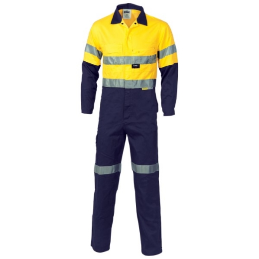 Picture of DNC Lightweight Cool-Breeze Coverall RT1 Reflective Tape 2 Tone