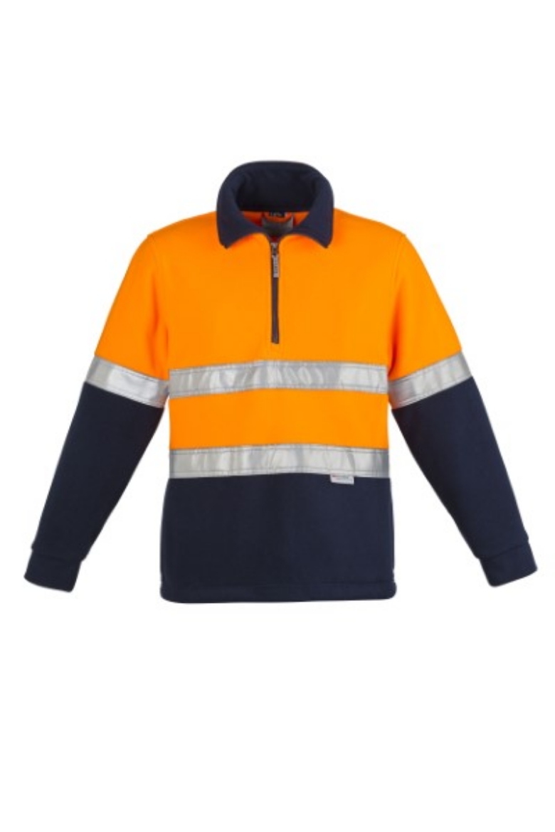 Picture of Syzmik Mens Polar Fleece Jumper with 2 Hoop Reflective Tape