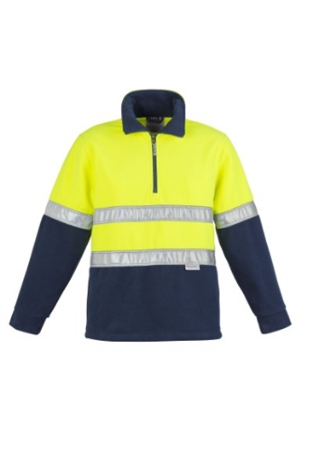 Picture of Syzmik Mens Polar Fleece Jumper with 2 Hoop Reflective Tape
