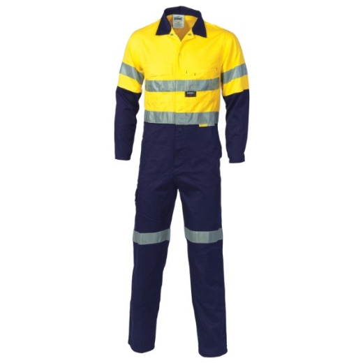 Picture of DNC Cotton Drill Coveralls RT1 Reflective Tape 2 Tone