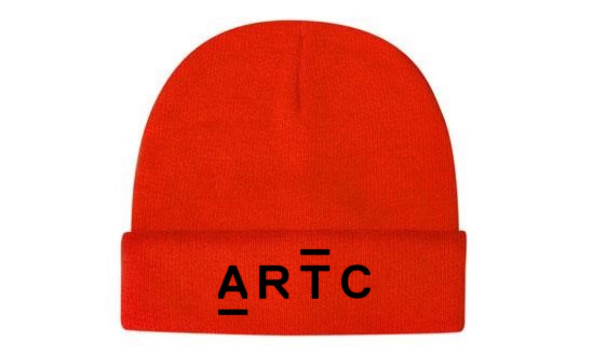 Picture of Beanie Luminescent Safety Acrylic Hi Vis Orange Including ARTC Embroided Logo (PH10033)