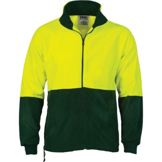 Picture of DNC Polar Fleece Full Zip Jacket 100% Polyester 2 Tone