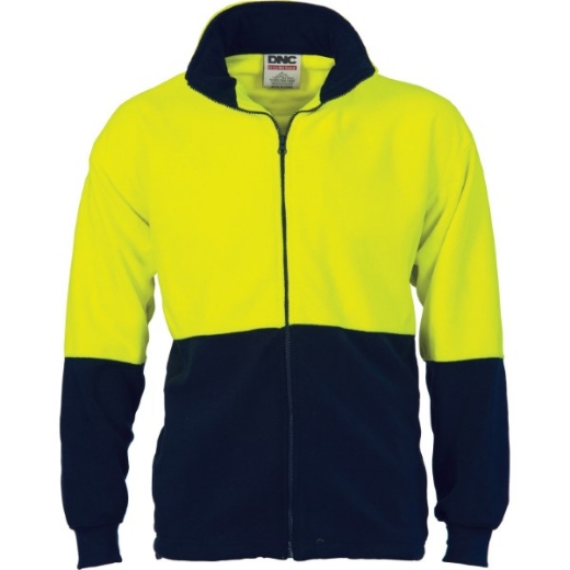 Picture of DNC Polar Fleece Full Zip Jacket 100% Polyester 2 Tone