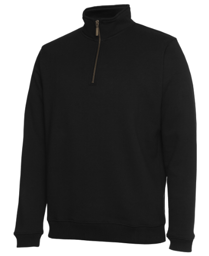 Picture of JB's Adults C of C Brass 1/2 Zip Sweat Cotton/Polyester