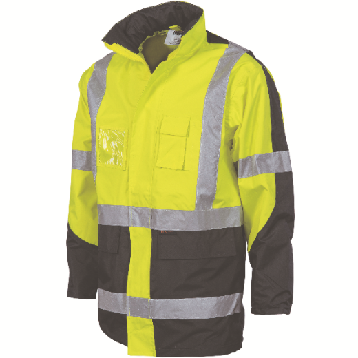 Picture of DNC Rain Jacket Polyester PVC X Pattern Reflective Tape