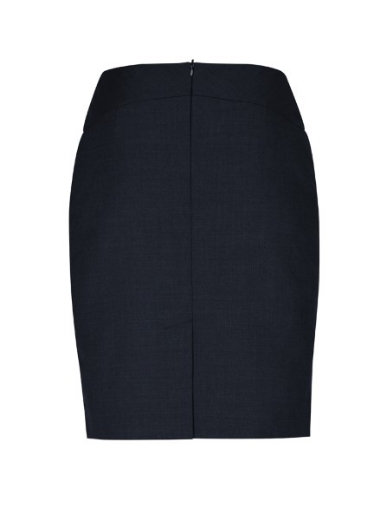 Picture of Biz Corporates Ladies Chevron Band Wool Stretch Skirt