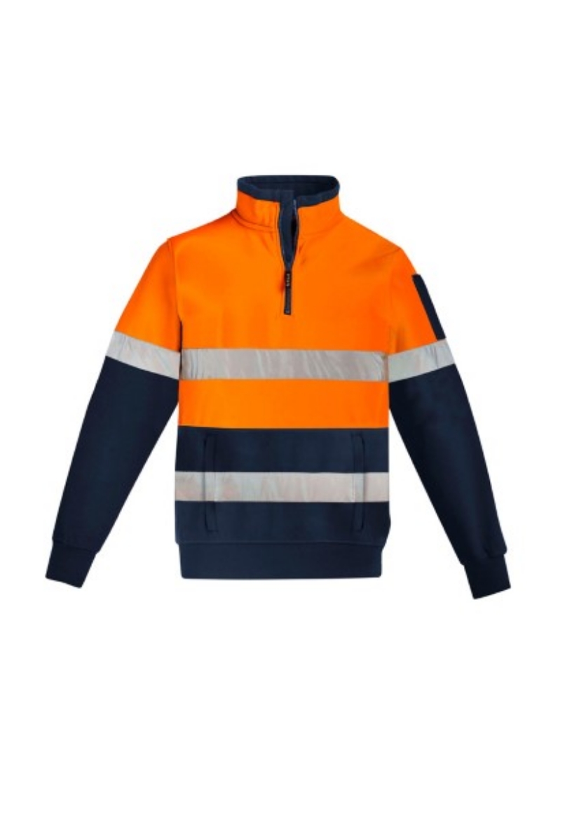 Picture of Syzmik Unisex Hi Vis 1/4 Zip Pullover - Hoop Taped